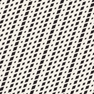 Yinelenen dikdörtgen yarı ton. Modern geometrik kafes doku. Vektör Dikişsiz tek renkli desen