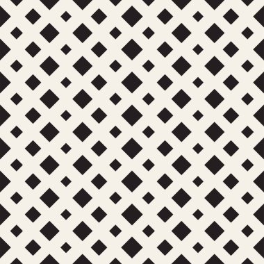 Yinelenen dikdörtgen yarı ton. Modern geometrik kafes doku. Vektör Dikişsiz tek renkli desen