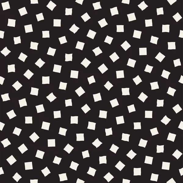 Şık Doodle dağınık şekiller. Vektör sorunsuz siyah ve beyaz serbest desen