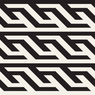 Eğimli çizgiler Modern doku yinelenen. Tek renkli geometrik Seamless Modeli.