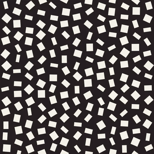 Trendy Texture With Scattered Geometric Shapes. Vector Seamless Pattern. — Stock Vector