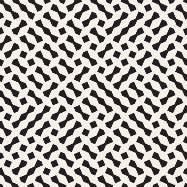 Kesintisiz geometrik kafes desen. Düzensiz soyut kılavuz arka plan. Şık vektör doku