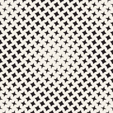 Geometrik sorunsuz yıldız şekiller desen. Yarı ton Gradient etkisi. Şık vektör çizim