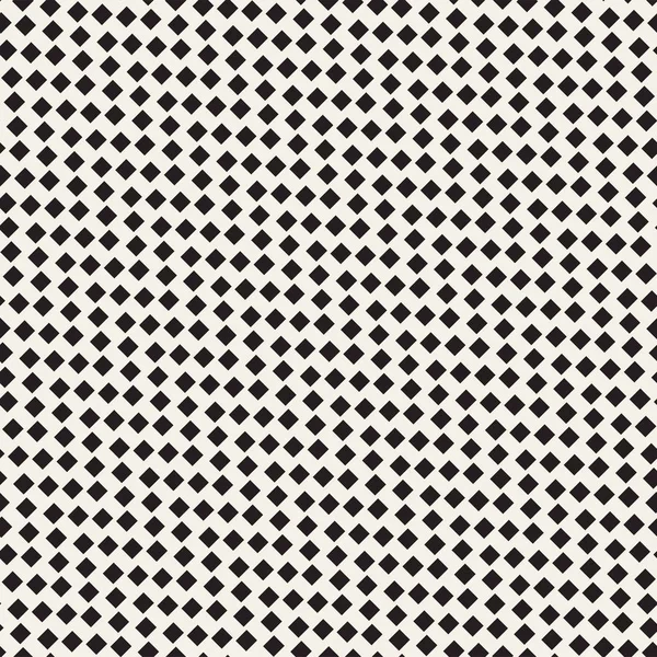 Repeatable geometric grid texture. Vector seamless mesh pattern. Monochrome zigzag lines abstract background — Stock Vector