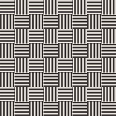 Şık çizgiler kafes. Etnik tek renkli doku. Geometrik arka plan tasarlamak. Vektör sorunsuz siyah-beyaz desen.