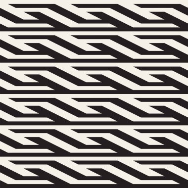 Eğimli çizgiler Modern doku yinelenen. Tek renkli geometrik Seamless Modeli.