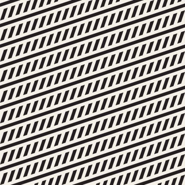 Paralel çizgiler titreşim. Vektör Dikişsiz tek renkli desen.