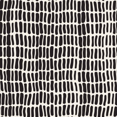 Arka arka plan ile yuvarlak fırça darbeleri. Doodle vektör Seamless Modeli.