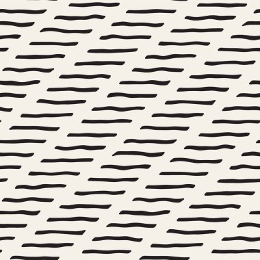 Dekoratif el çizilmiş çizgiler seamless modeli. Siyah konturlar ile sonsuz süsleme doodles. Serbest el boyalı şık arka plan.