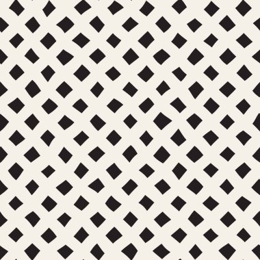 El ile Seamless Modeli dalgalar çizilmiş. Arka plan dalgalı fırça darbeleriyle. Siyah ve beyaz serbest doku hatları.