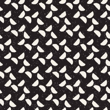 Elle çizilmiş stil etnik seamless modeli. Soyut geometrik döşeme arka plan siyah ve beyaz. Vektör Serbest doodle doku.