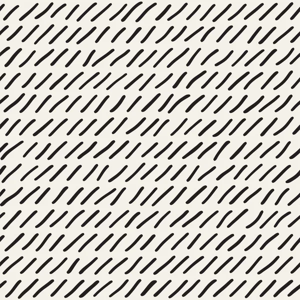 Decorative hand drawn lines seamless pattern. Endless ornament with black strokes doodles. Freehand painted stylish background. — Stock Vector