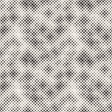 Modern şık noktalı resim doku. Rasgele boyutu kareler sonsuz arka plan. Mozaik desen vektör sorunsuz kareler.