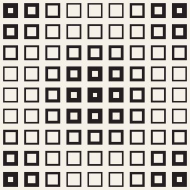 Geometrik dikdörtgen karolar yinelenen. Vektör Seamless Modeli. 