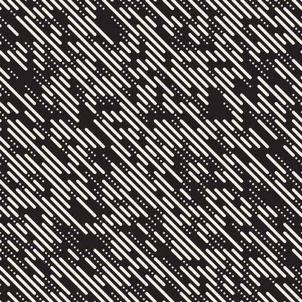 Bezszwowe nieregularne linie wektor wzór siatki. Modny monochromatyczne tekstury. Projekt streszczenie tło geometrycznych — Wektor stockowy