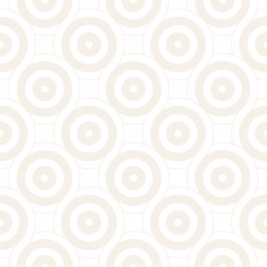 Vektör kesintisiz geometrik desen çizgiler ile daireler oluşur. Modern şık yuvarlanmış çizgiler doku. Yinelenen arka plan