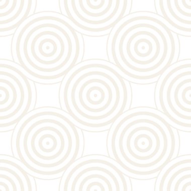 Vektör kesintisiz geometrik desen çizgiler ile daireler oluşur. Modern şık yuvarlanmış çizgiler doku. Yinelenen arka plan