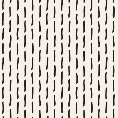 Dekoratif el çizilmiş çizgiler seamless modeli. Siyah konturlar ile sonsuz süsleme doodles. Serbest el boyalı şık arka plan.