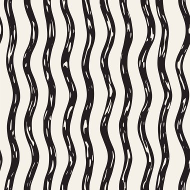 Dekoratif seamless modeli handdrawn doodle hatları ile. El grungy çizgili arka plan boyalı. Trendy sonsuz serbest doku