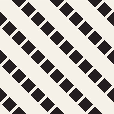 Vektör kesintisiz geometrik desen çapraz tarama. Grafik veya arka plan geçti. Damalı motif. Crosshatched hatlarının kesintisiz siyah beyaz doku. Kafes basit kumaş baskı.