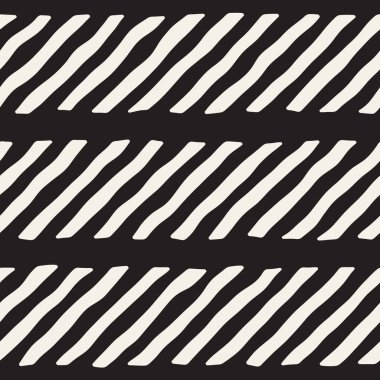 Dekoratif el çizilmiş çizgiler seamless modeli. Siyah konturlar ile sonsuz süsleme doodles. Serbest el boyalı şık arka plan.