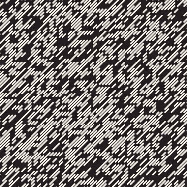 Vektör sorunsuz düzensiz satırları ızgara desen. Trendy tek renkli doku. Geometrik arka plan tasarlamak