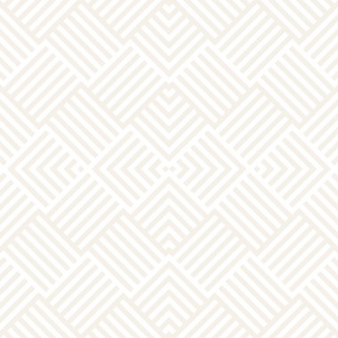 Şık çizgiler labirent kafes. Etnik tek renkli doku. Geometrik arka plan. Vektör Seamless ince modeli