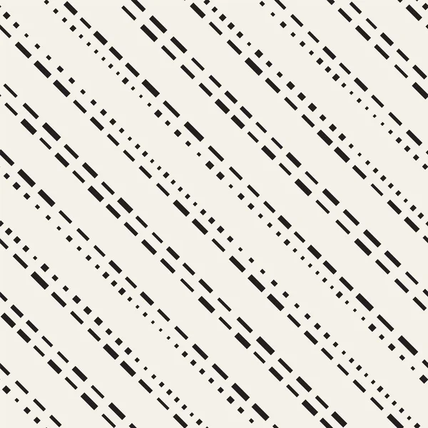 Padrão de linhas travadas irregulares preto e branco. Modern Abstract Vector Fundo sem costura. Elegante Chaotic Stripes Mosaic —  Vetores de Stock