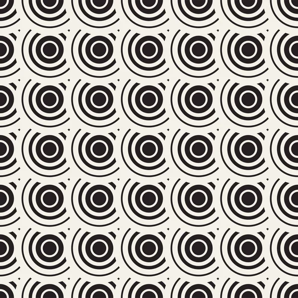 Vektör sorunsuz yuvarlak hatları desen. Geometrik arka plan tasarlamak. Dairesel geometrik döşeme kafes