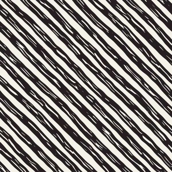 Dekorativa sömlösa mönster med handdrawn doodle linjer. Handmålade grungy vågiga ränder bakgrund. Trendiga freehand textur — Stock vektor