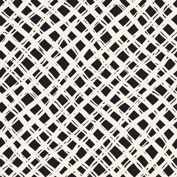 Elle çizilmiş Dikişsiz kareli desen. Mürekkep doodle grunge kılavuz allover desenle. Tartan ile grafik arka plan.
