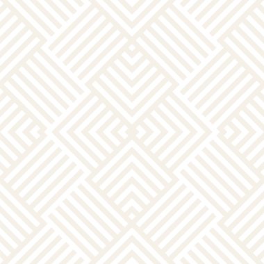 Şık çizgiler labirent kafes. Etnik tek renkli doku. Geometrik arka plan. Vektör Seamless ince modeli