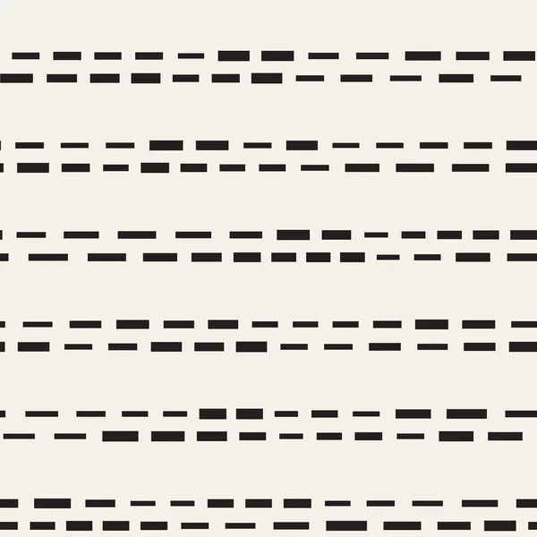 Padrão de linhas travadas irregulares preto e branco. Modern Abstract Vector Fundo sem costura. Elegante Chaotic Stripes Mosaic —  Vetores de Stock