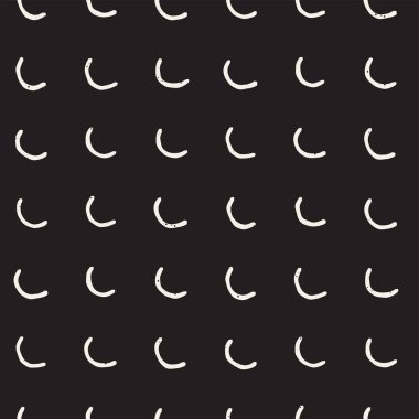 Elle çizilmiş stil etnik seamless modeli. Soyut geometrik döşeme arka plan siyah ve beyaz. Vektör Serbest doodle doku.