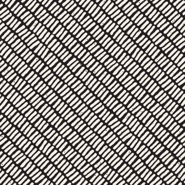 Elle çizilmiş stil etnik seamless modeli. Soyut geometrik döşeme arka plan siyah ve beyaz. Vektör Serbest doodle doku.