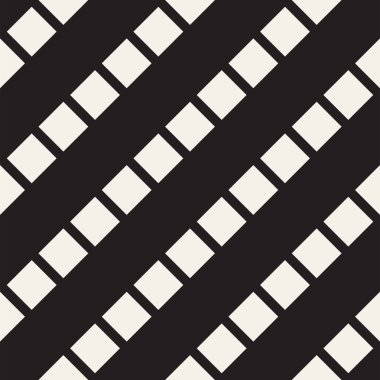 Vektör kesintisiz geometrik desen çapraz tarama. Grafik veya arka plan geçti. Damalı motif. Crosshatched hatlarının kesintisiz siyah beyaz doku. Kafes basit kumaş baskı.