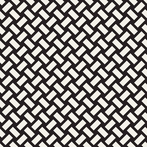 Vektör kesintisiz geometrik desen çapraz tarama. Grafik veya arka plan geçti. Damalı motif. Crosshatched hatlarının kesintisiz siyah beyaz doku. Kafes basit kumaş baskı.