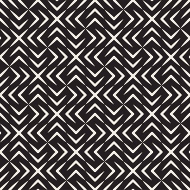 Vektör sorunsuz çapraz döşeme deseni. Modern şık geometrik doku. Yinelenen mozaik arka plan