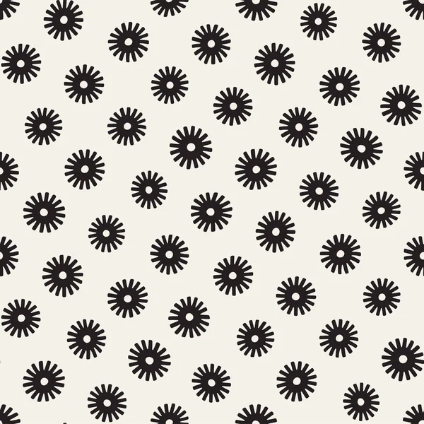 Vektör sorunsuz sunburst şekiller serbest desen. Arka plan yuvarlak fırça darbeleriyle. Elle çizilmiş doku