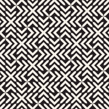 Vektör sorunsuz çapraz döşeme deseni. Modern şık geometrik doku. Yinelenen mozaik arka plan