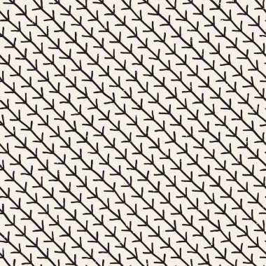 Elle çizilmiş stil etnik seamless modeli. Soyut geometrik döşeme arka plan siyah ve beyaz. Vektör Serbest doodle doku.