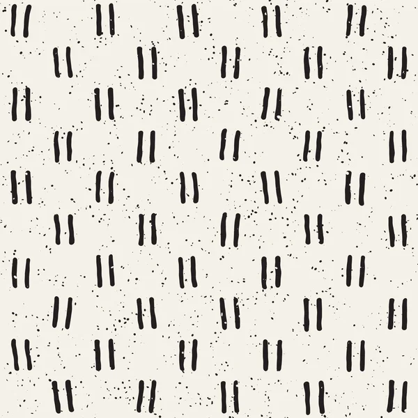 Elle çizilmiş stil etnik seamless modeli. Soyut geometrik döşeme arka plan siyah ve beyaz. Vektör Serbest doodle doku.