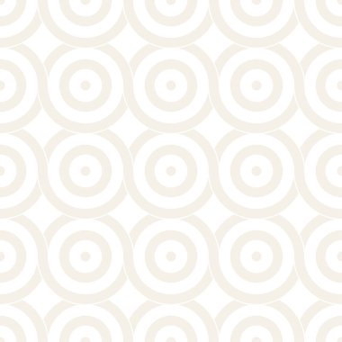 Vektör kesintisiz geometrik desen çizgiler ile daireler oluşur. Modern şık yuvarlanmış çizgiler doku. Yinelenen arka plan