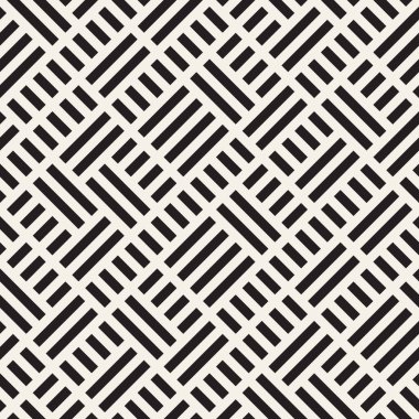 Vektör seamless modeli. Yinelenen doku kafes. Doğrusal kılavuz kaotik şekillerle birlikte. Şık geometrik kafes tasarımı