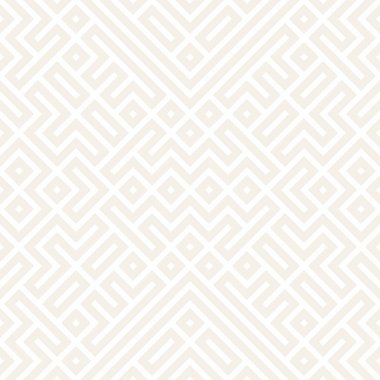 Geometrik etnik kafes. Şık ince doku. Vektör soyut Seamless Modeli.