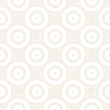 Vektör kesintisiz geometrik desen çizgiler ile daireler oluşur. Modern şık yuvarlanmış çizgiler doku. Yinelenen arka plan