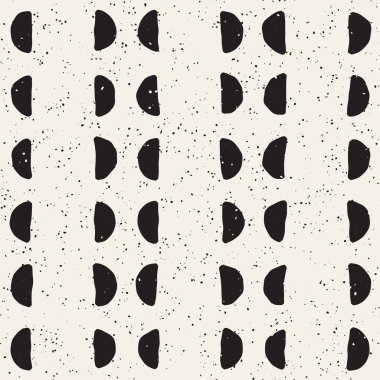 Elle çizilmiş stil etnik seamless modeli. Soyut geometrik döşeme arka plan siyah ve beyaz. Vektör Serbest doodle doku.