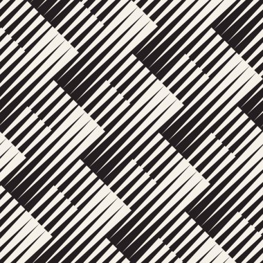 Vektör kesintisiz geometrik desen. Düzenli kiremitli süsleme. Tilig soyut arka çapraz. Modern yarı ton mozaik doku.