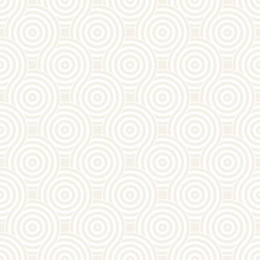 Vektör kesintisiz geometrik desen çizgiler ile daireler oluşur. Modern şık yuvarlanmış çizgiler doku. Yinelenen arka plan