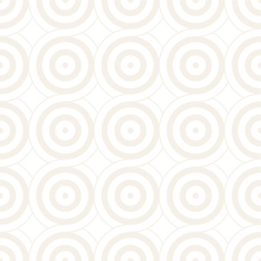 Vektör kesintisiz geometrik desen çizgiler ile daireler oluşur. Modern şık yuvarlanmış çizgiler doku. Yinelenen arka plan